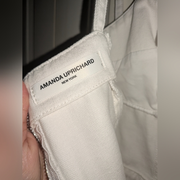 21. NWOT AMANDA UPRICHARD TAYLOR DENIM ROMPER - Picture 6 of 6